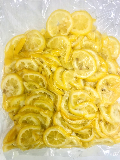 冷凍　塩レモンスライス　（チリ産レモン）国内生産品ならNORUCA.com　